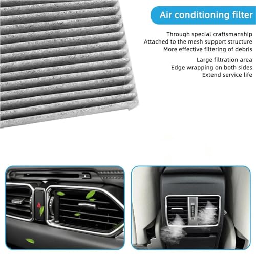 Filtro de carbón activado para coche CR-Z, purifica el aire del habitáculo CF11182 4
