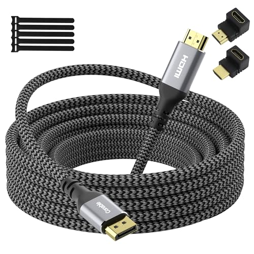 Câble DisplayPort vers HDMI 4K 60Hz actif pour un affichage fluide sur TV et projecteur
