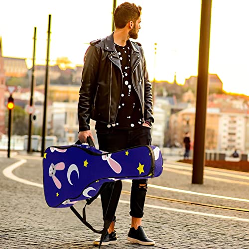 Starfish Étui de protection rembourré pour guitare classique acoustique Motif rayures Bleu, Multicolore 09, 42.9×16.9×4… - Les Beatles, Paul McCartney, John Lennon, RIngo Starr, George Harrison Starfish Étui de protection rembourré pour guitare classique acoustique Motif rayures Bleu, Multicolore 09, 42.9x16.9x4… – Image 7