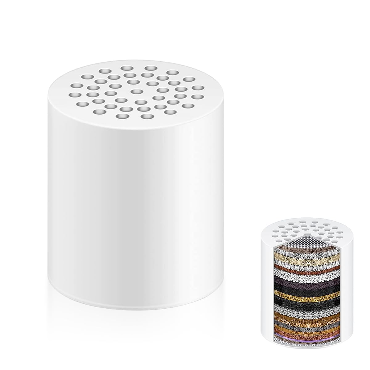 HASTHIP® 20Pcs Shower Filter Replacement Shower Head Filtration Core 20-Stage Activated Carbon Filtration Core for Shower Head Removes Chlorine, Heavy Metals, Iron, Universal Compatibility, 6.1x6.9cm (B0CWTX9YBR) Amazon Price History, Amazon Price Tracker