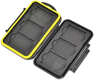 JJC Sturdy and Rigid Memory Card Storage Case fits 6 x XQD CFexpress Type B Cards