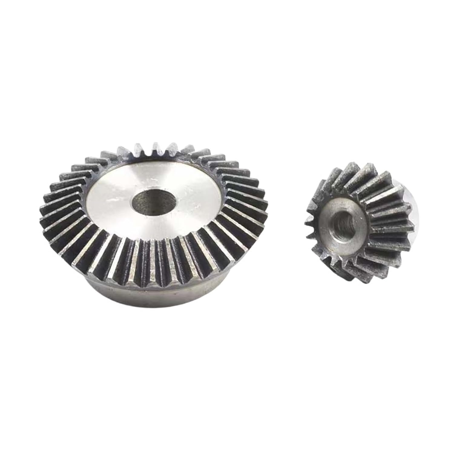 Bevel Gear Pinion Hardware Mechanical 1.5M 1:2 Bevel Gear 15T 16T 18T 20/30/32/36/40 Teeth Straight Gears 90 Degrees Drive(18T-36T)