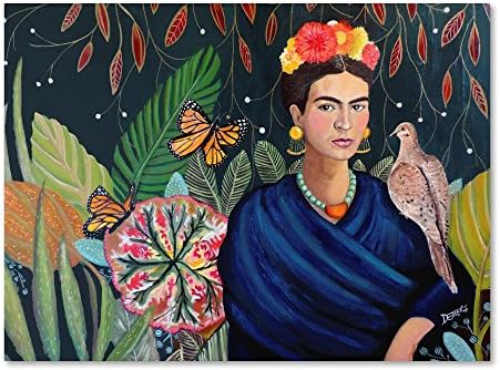 Frida by Sylvie Demers, 18x24-Inch Canvas Wall Art