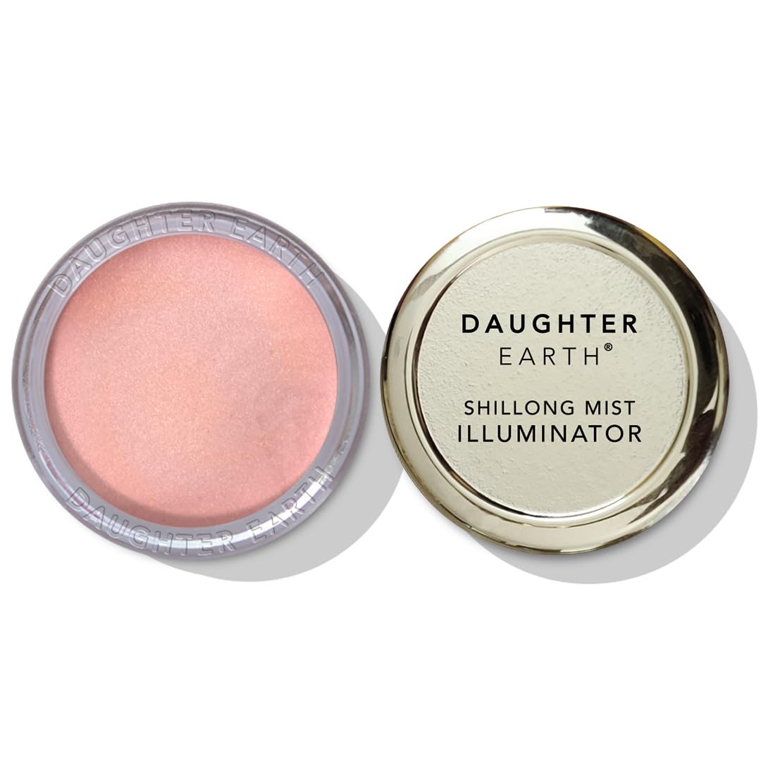Daughter Earth Hit The Lights Illuminator | Vegan Vitamin E Natural Blush For Women | Highlighter Balm For Glowing & Radiant Skin | Lightweight With Subtle Look | Glow From Within | Dab & Blend-image-12