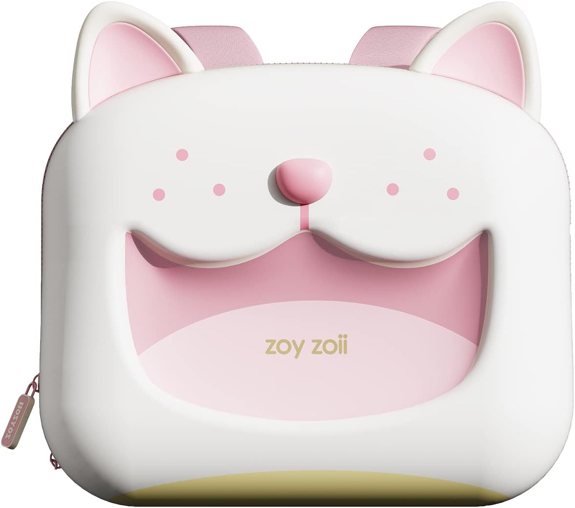 Zoy zoii Kids Backpack, Cute Cat Preschool Mini Travel Bag Gift Daypack for Toddler Girls, Age 3-6