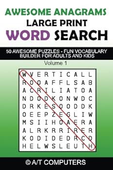 Paperback Awesome Anagrams Large Print Word Search: 50+ Awesome Puzzles - Word Search with a Twist Book