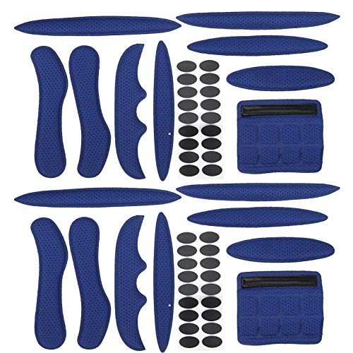 Almofada de espuma para capacete, com almofadas de capacete de gancho e presilha, macia para bicicle