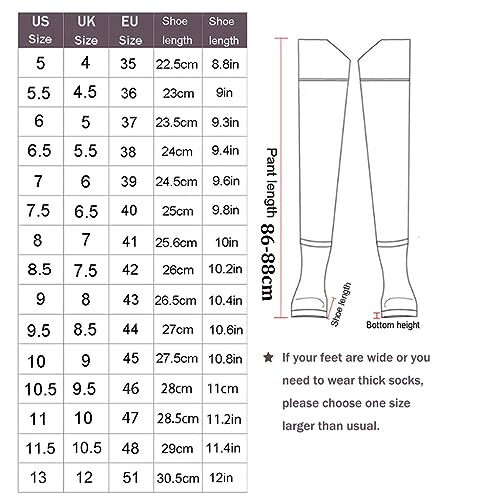 Foto von Watstiefel Schwarze wasserdichte Watstiefel aus PVC, Angelstiefel mit verstellbarer Schnalle, bequemer und rutschfester Oxford-Sohle (Color : Green, Size : 46 EU)