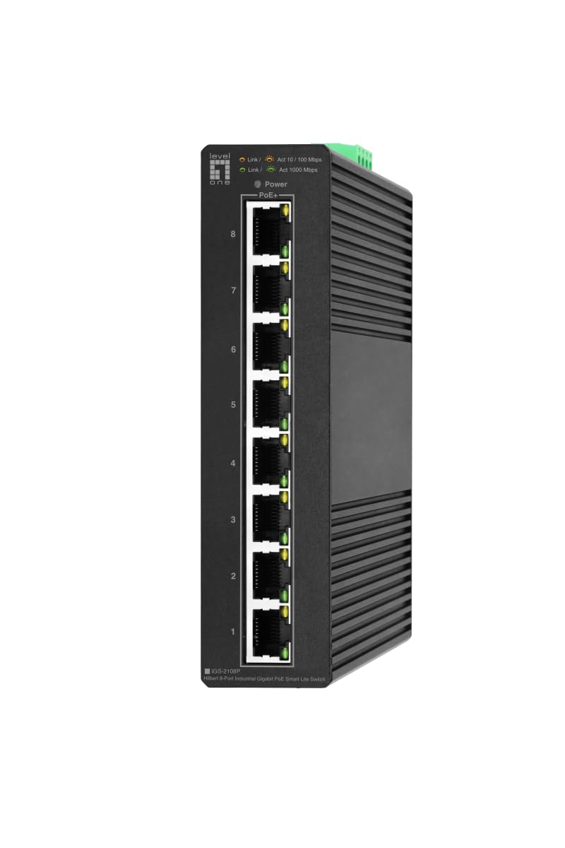 Switch poe gigabit LevelOne Hilbert 8 ports commutateur ethernet
