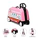 Toddler Carry-on Storage Ride-on Toy, 17-inch Long Radio Flyer 3-in-1 Happy Trav’ler Ice Cream Truck, Ages 2-5 Years