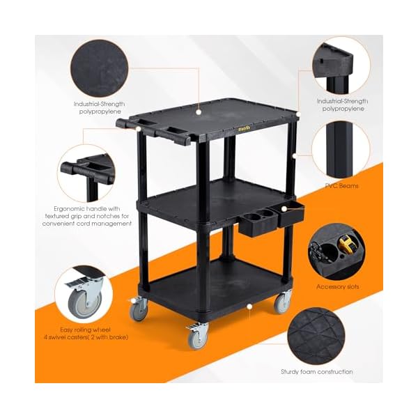 ELAFROS-Heavy-Duty-Utility-Cart-275-x-1825-Inch-3-Tier-Rolling-Cart-Industrial-Plastic-330-lbs-Capacity-Flat-Top-Shelves-with-Swivel-Wheels-Multipurpose-Mobile-Cart ELAFROS-Heavy-Duty-Utility-Cart-275-x-1825-Inch-3-Tier-Rolling-Cart-Industrial-Plastic-330-lbs-Capacity-Flat-Top-Shelves-with-Swivel-Wheels-Multipurpose-Mobile-Cart