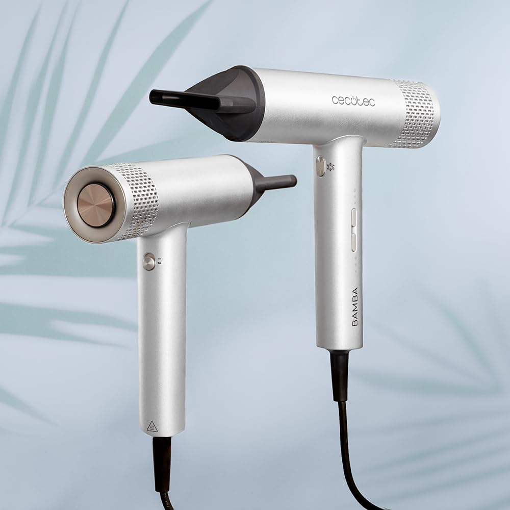 Cecotec Haartrockner BLDC-Motor IoniCare RockStar Aluminum, 2000W | Echte Ionen für Glanz, Hydration, Antifrizzeffekt Durch Ionentechnologie, Aluminium-Gehäuse für Widerstandsfähigkeit, Robust