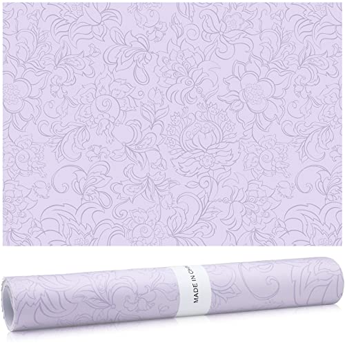 10 Sheets Drawer Liners for Dresser Scented Drawer Liners Drawer Paper Liner Non Adhesive Scented Liners for Drawers Fragrant Drawer Liners for Home Shelf Closet(Cute Pattern,Lavender)
