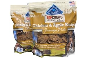 Top Chews Chicken and Apple Sausage Bites