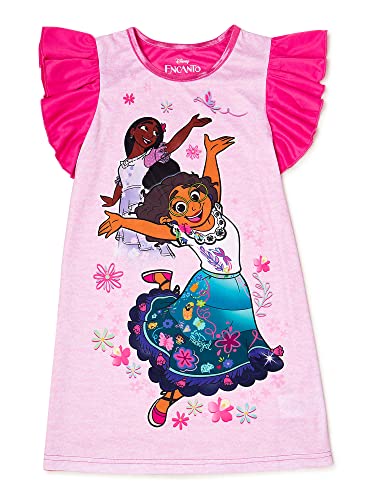 Disney Girls' Encanto Nightgown, Maribel Size 10 Pink