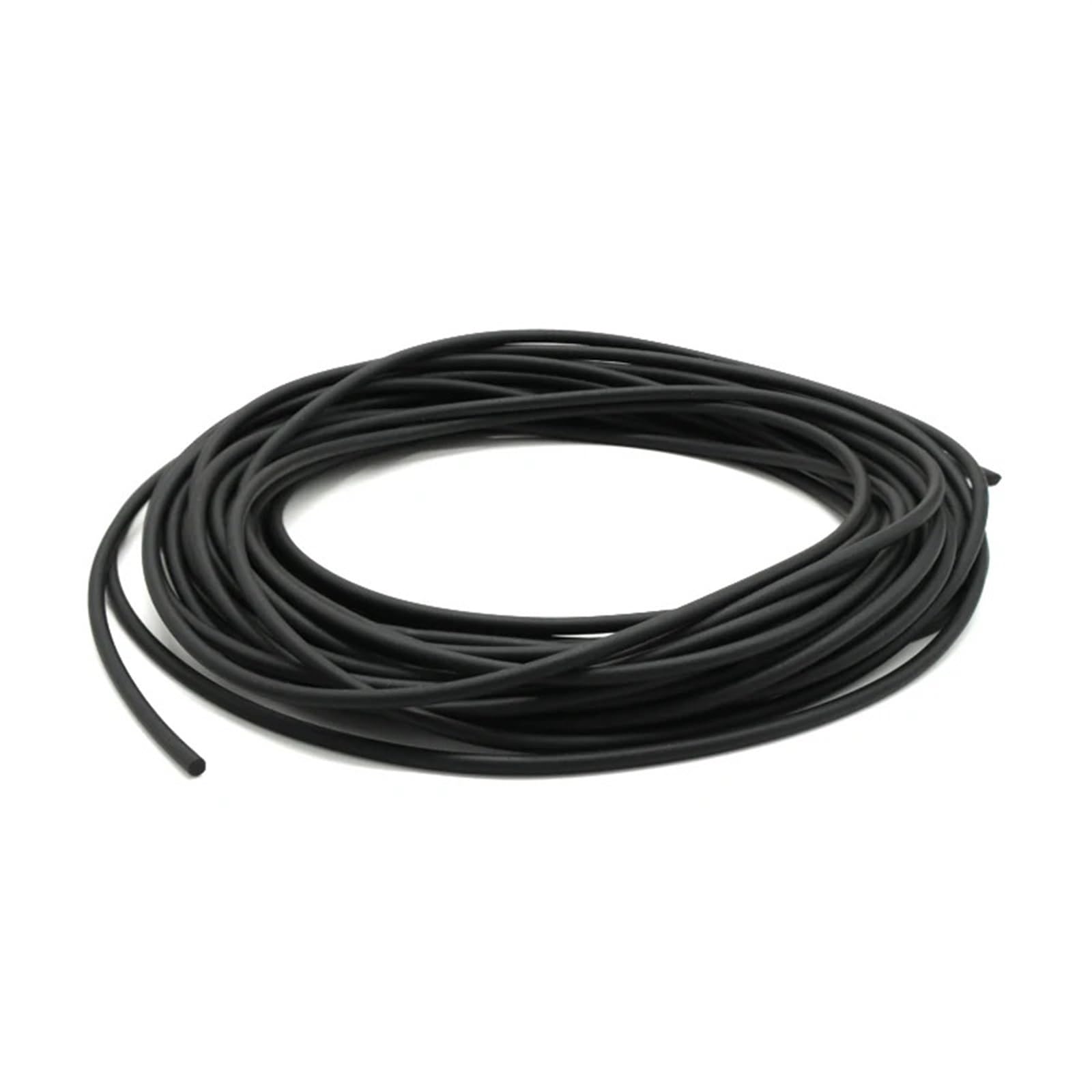 Tira sólida de caucho flúor de 1M, diámetro 2,3,4,5,6,7,8,10,12,15,2,5,3,5,4,5 mm, junta tórica, sello de barra, color negro (Tamaño : Diameter 15mm)