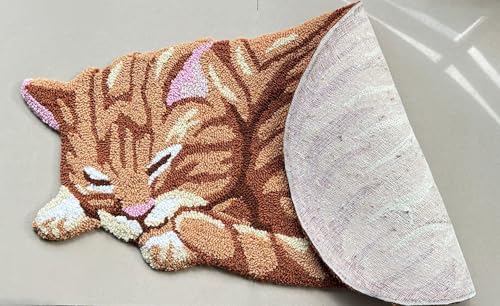 Tapete Decorativo en Forma de Gato 35 x 17 Pulgadas miniatura 5