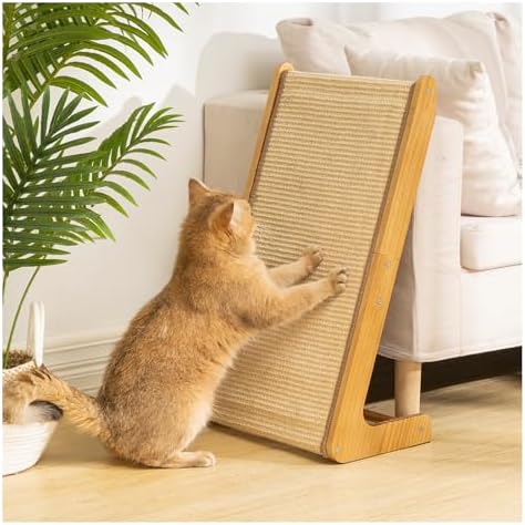 Avont Rascador para Gatos De Sisal, Tablero Vertical En Forma De ...