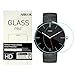 (2-Pack) Moto 360 Screen Protector, ARKTEK Premium Tempered Glass Screen Protector for 46mm Moto 360 (1st Gen.)