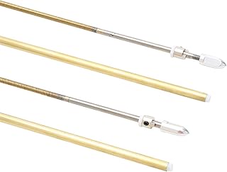 HCO-YO 1PCS 4MM Integrated Flexible Shaft Assembly Copper Bushing PTFE Tube Gasket Drive Dog Propeller Nut Fit For RC Brushless Motor Boat (Color : 350mm shaft core cw)