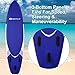 Goplus Inflatable Stand up Paddle Board Surfboard SUP Board with Adjustable Paddle Carry Bag Manual Pump Repair Kit Removable Fin for All Skill Levels, 6
