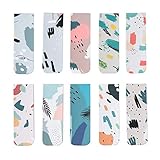 Flower Colorful Bookmarks Magnetic Bookmarks for Men Women Students Children,10Pcs (Graffiti)