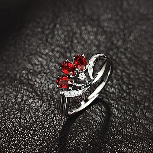 Bague 4 griffes en argent 925, le cadeau idéal de mariage