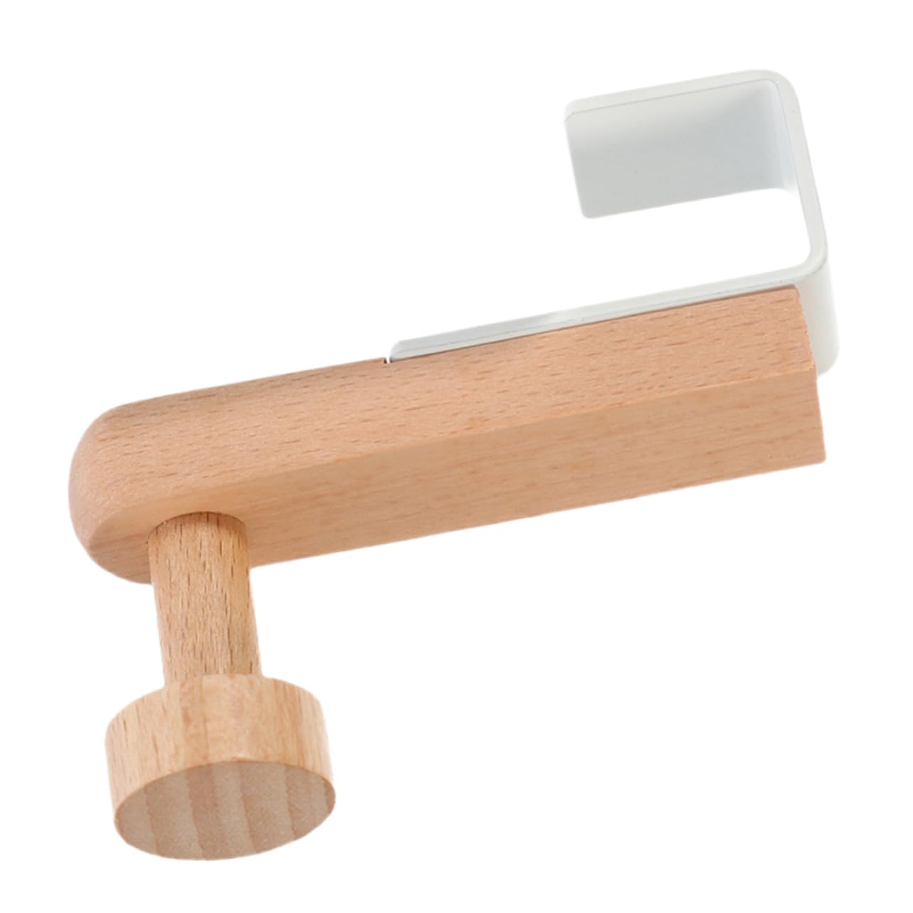 NAMOARLY Iron Wood Combination Door Hook Over Door Towel Hanger Versatile Coat Rack for Bedroom