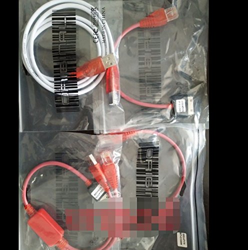 zzopne 4 Cables E210+USB P1000 C3300K USB Cable for Z3X Box Octopus Box SPT Box NCK Box