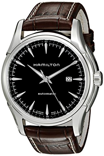 Preisvergleich Produktbild Hamilton Herren Analog Automatik Uhr mit Leder Armband H32715531