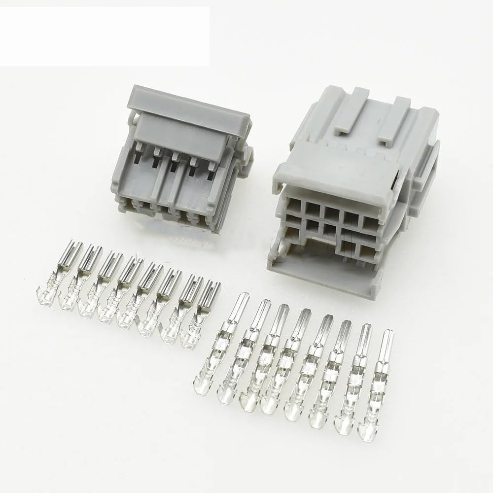 1-20Kits 8 Pin Way Automotive Sensor Connector 6098-0248 6098-0247 Female Male Car Wiring Harness Plug Auto(Male female set,5Sets)