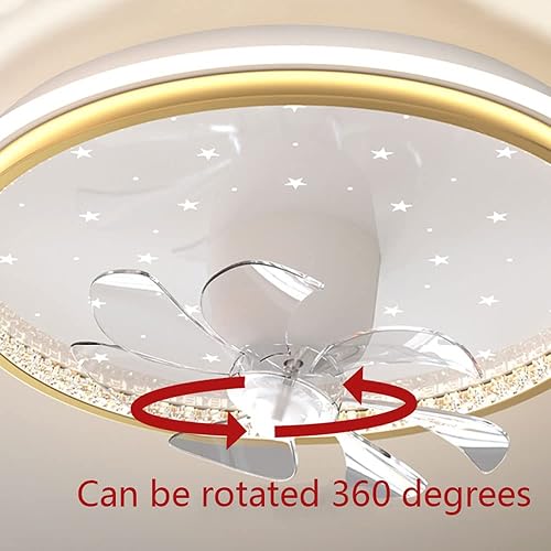 Miniatura 5 de Ventiladores de techo giratorios de 360 con luces, ventiladores de techo LED reversibles de 15.8 pulgadas de 6 velocidades de 6 velocidades y 3