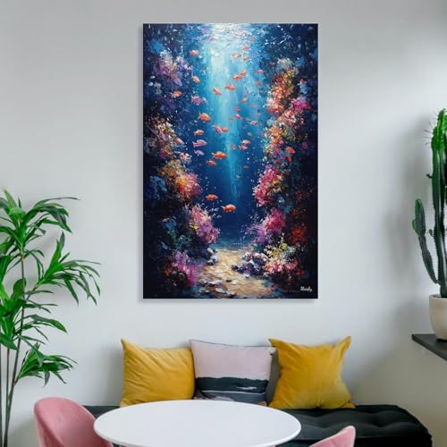 Tableau abstrait pour salon pour raviver un mur blanc vide
