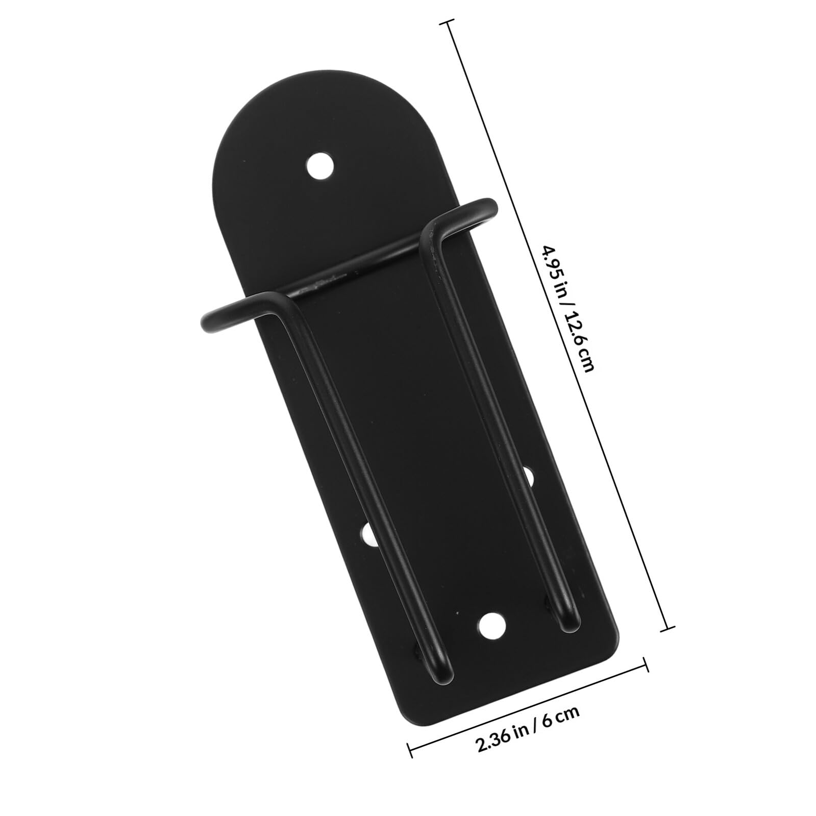 Soporte de Acero Inoxidable para Cortadora de Pelo Eléctrico Negro, Organizador de Herramientas de Peluquería de Pared, Estante Multiusos para Máquinas de Cortar Cabello