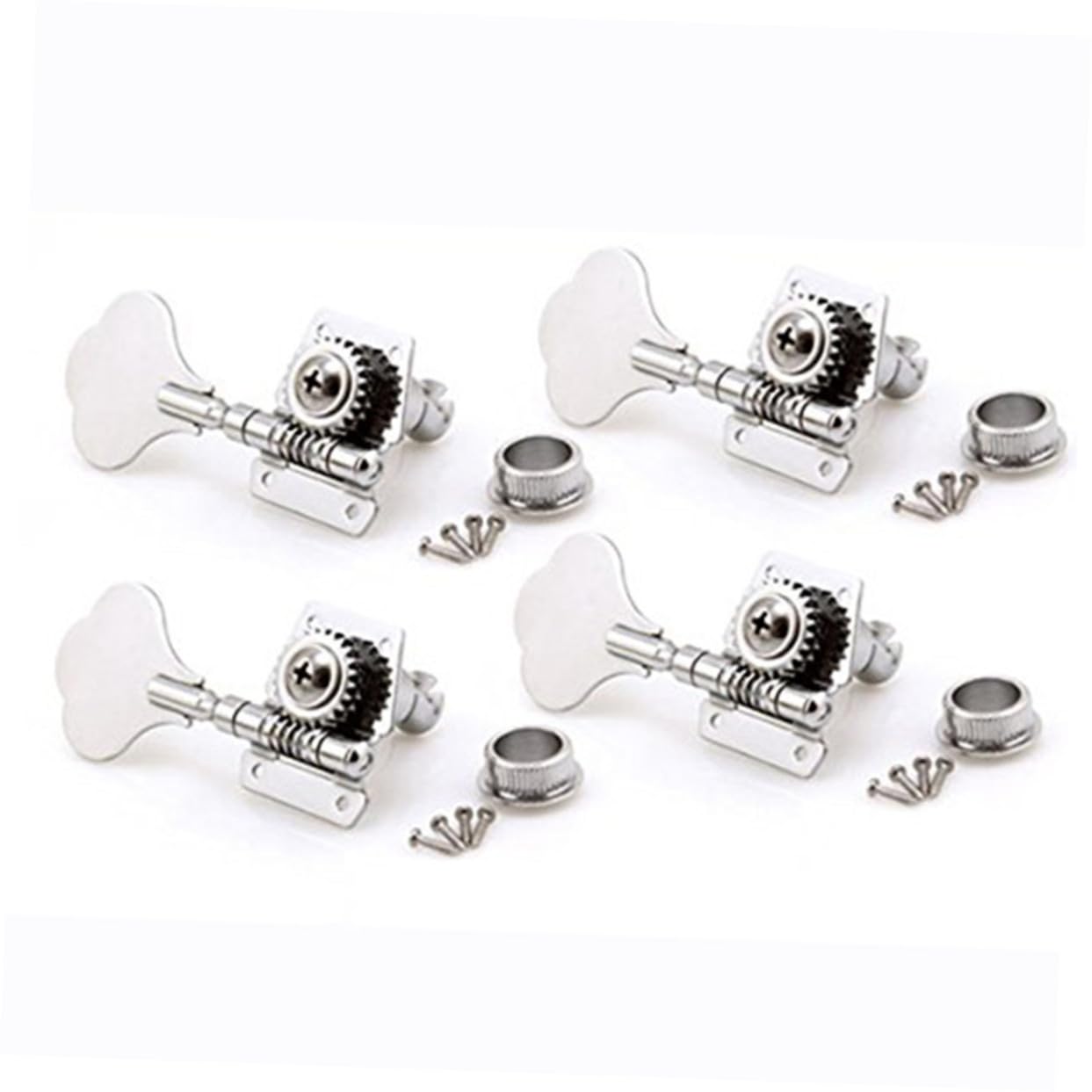 OFFSCH Hard Zinc Alloy Bass Machine Head Tuners 1 to 24 Gear Ratio Locking Tuners