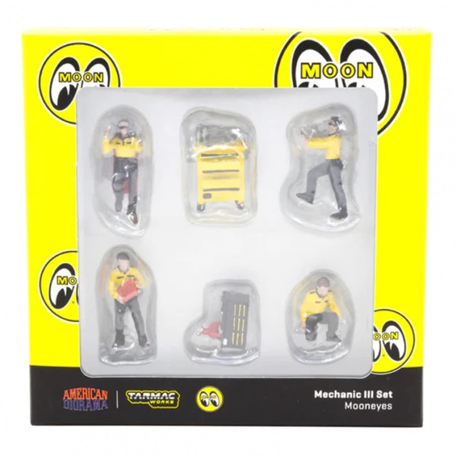 アメリカンジオラマ　メカニック3　1/64スケール　フィギュア アメリカン ジオラマ 1/64 フィギア メカニック 3 セット
