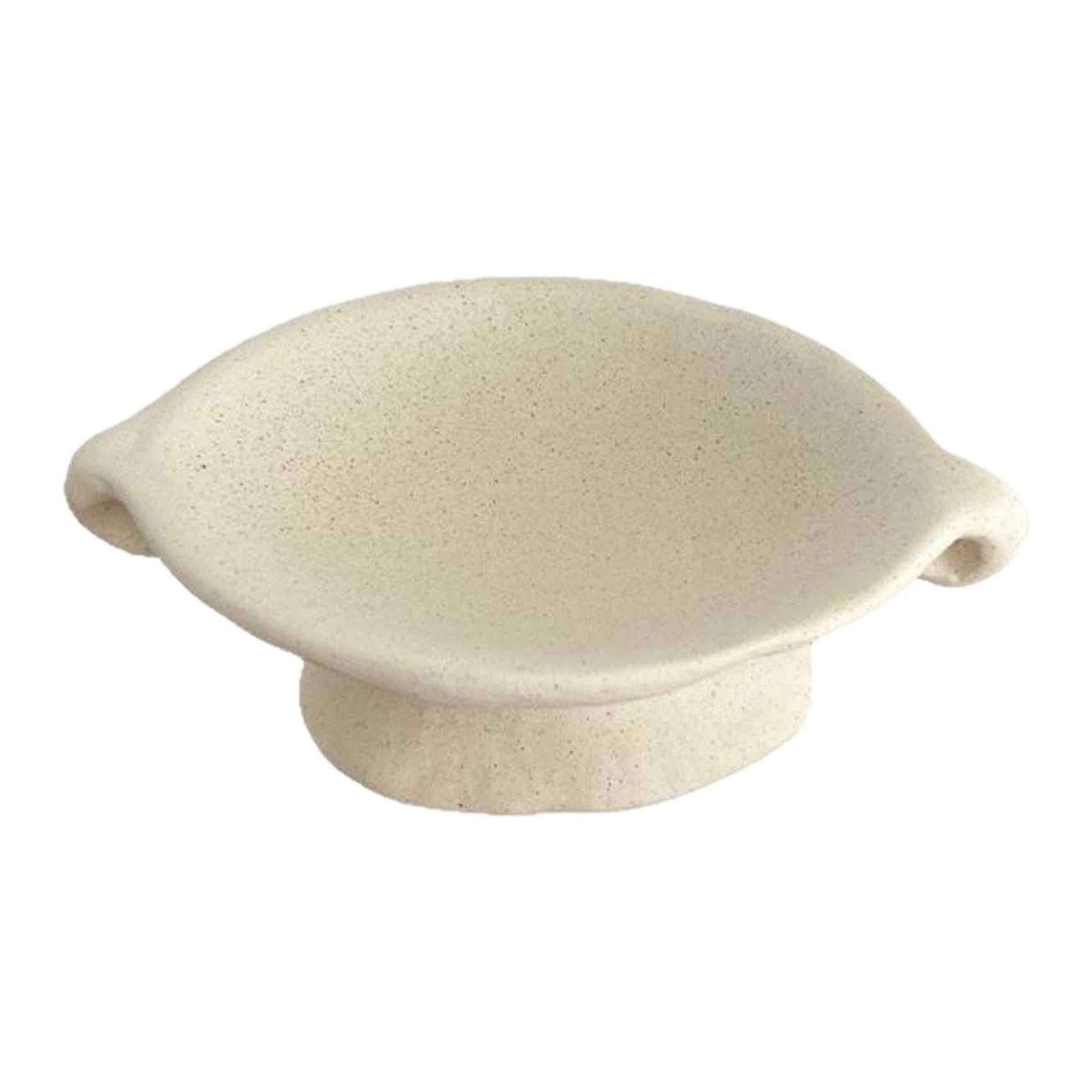 Milageto Soporte para, Quemador de Incienso de cerámica portátil para Salvia, Bandeja para Quemar varitas de Incienso, Ideal para Sala de Estar,