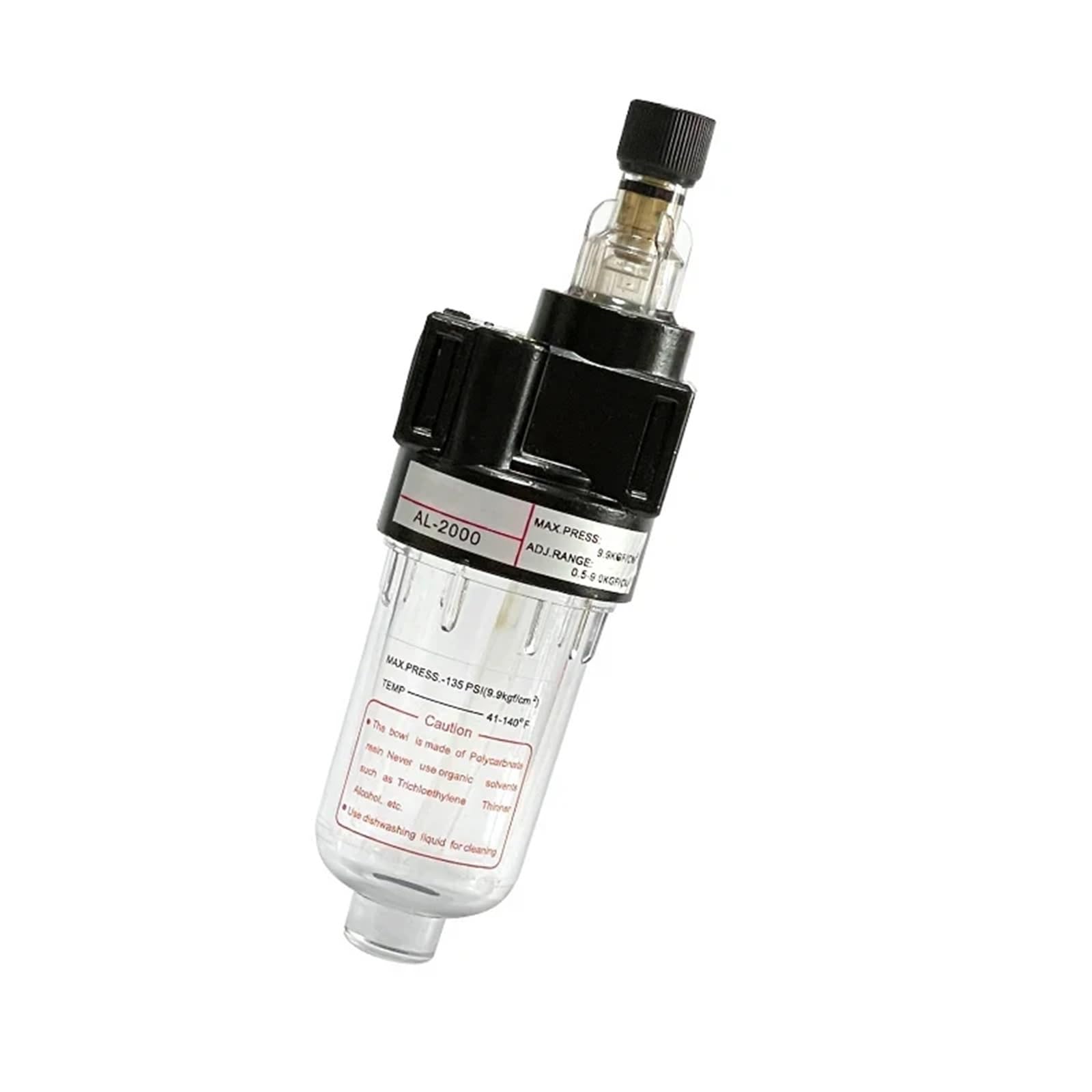 1 unidad AL2000 Lubricador Regulador Filtro de Aire Comprimido Aerógrafo Compresor de Aire Reductor de Presión 1/4"(With 12mm Fitting)