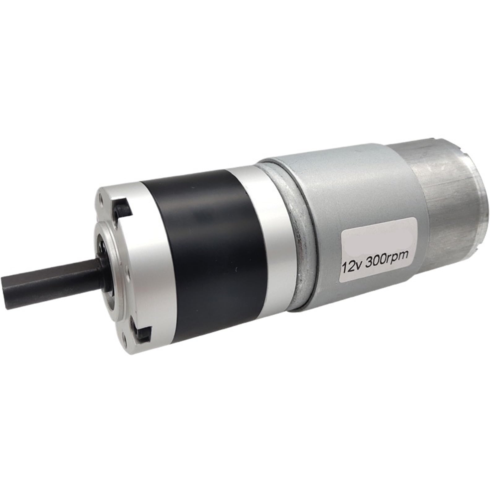 Silnik z przekładnią planetarną DC 12 V 24 V, niska prędkość od 10 do 500 obr./min z wysokim momentem obrotowym, regulowana prędkość, odwracalny, w pełni metalowy silnik (12 V 200 obr./min, 4