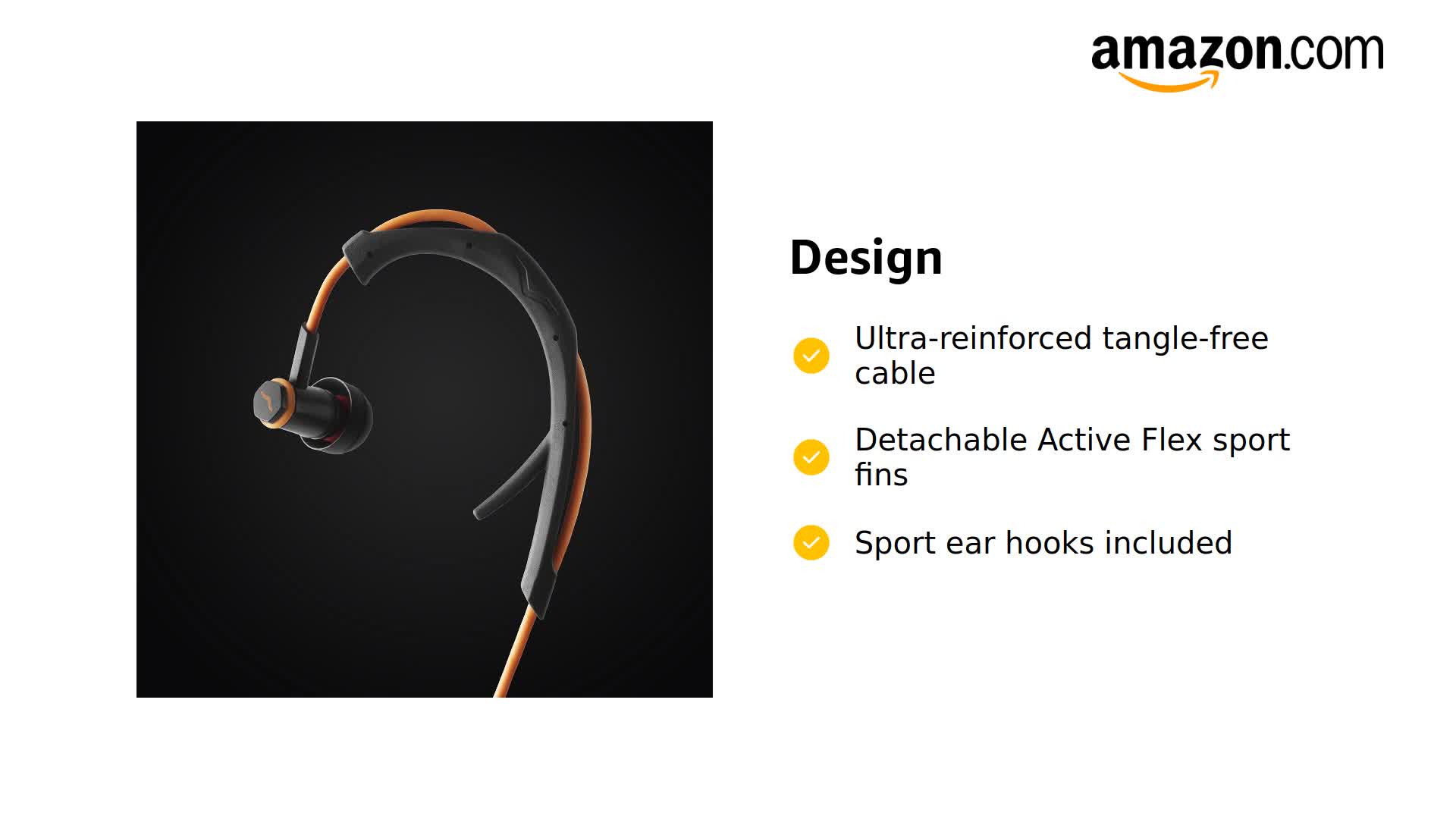 Amazon.com: V-Moda Forza in-Ear Hybrid Sport Headphones with 3