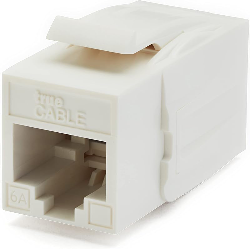 TRUE CABLE Cat6A Keystone Jack Coupler