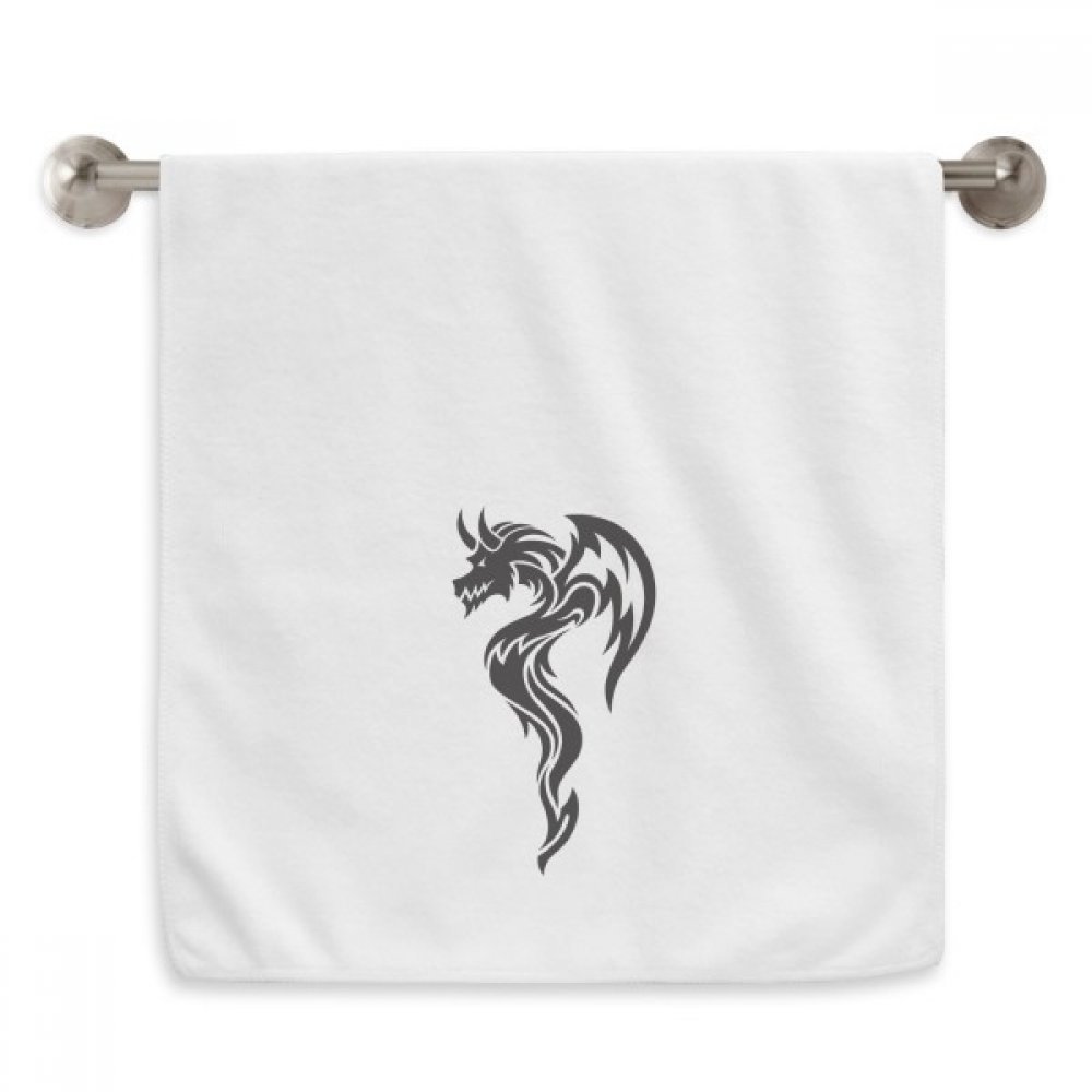 Serviette visage dragon 13x29 inch anti-irritation tissu moelleux