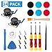 [Neue Version] 2 Pack 3D Ersatz Joystick Analog Thumb Stick für Nintendo Switch Joy-Con Controller - Include Tri -Wing && Screwdriver Tool