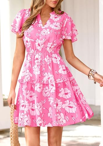 Image of PRETTYGARDEN Womens Summer Floral Beach Dresses
