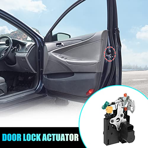 Image of X AUTOHAUX 15110641 Front Left Driver Side Door Lock Latch Actuator W /o Keyless Entry for Cadillac Escalade for Chevy Silverado for GMC Sierra