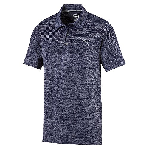 Puma Golf 2017 Men's Evoknit Polo, Peacoat, Large