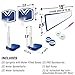 GoSports Splash Hoop 2-in-1 Full Court Pool Basketball & Volleyball Game Set