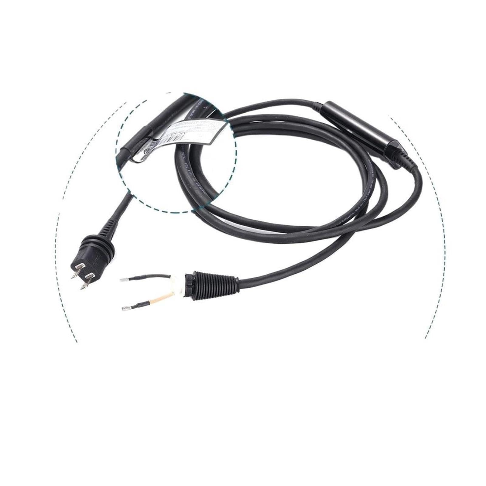 Secador de pelo, cable de alimentación con enchufe estadounidense de 2,6 m