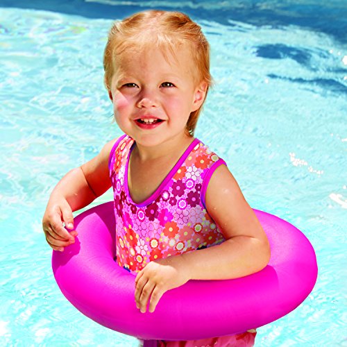 Swimschool 2-In-1 Swim System, Baby Boat & Tot Trainer, Adjustable Safety Strap, Raspberry/Pink #TOP4