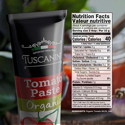 image for Tuscanini Organic Italian Tomato Paste Tube 4.6oz | Double Concentrate